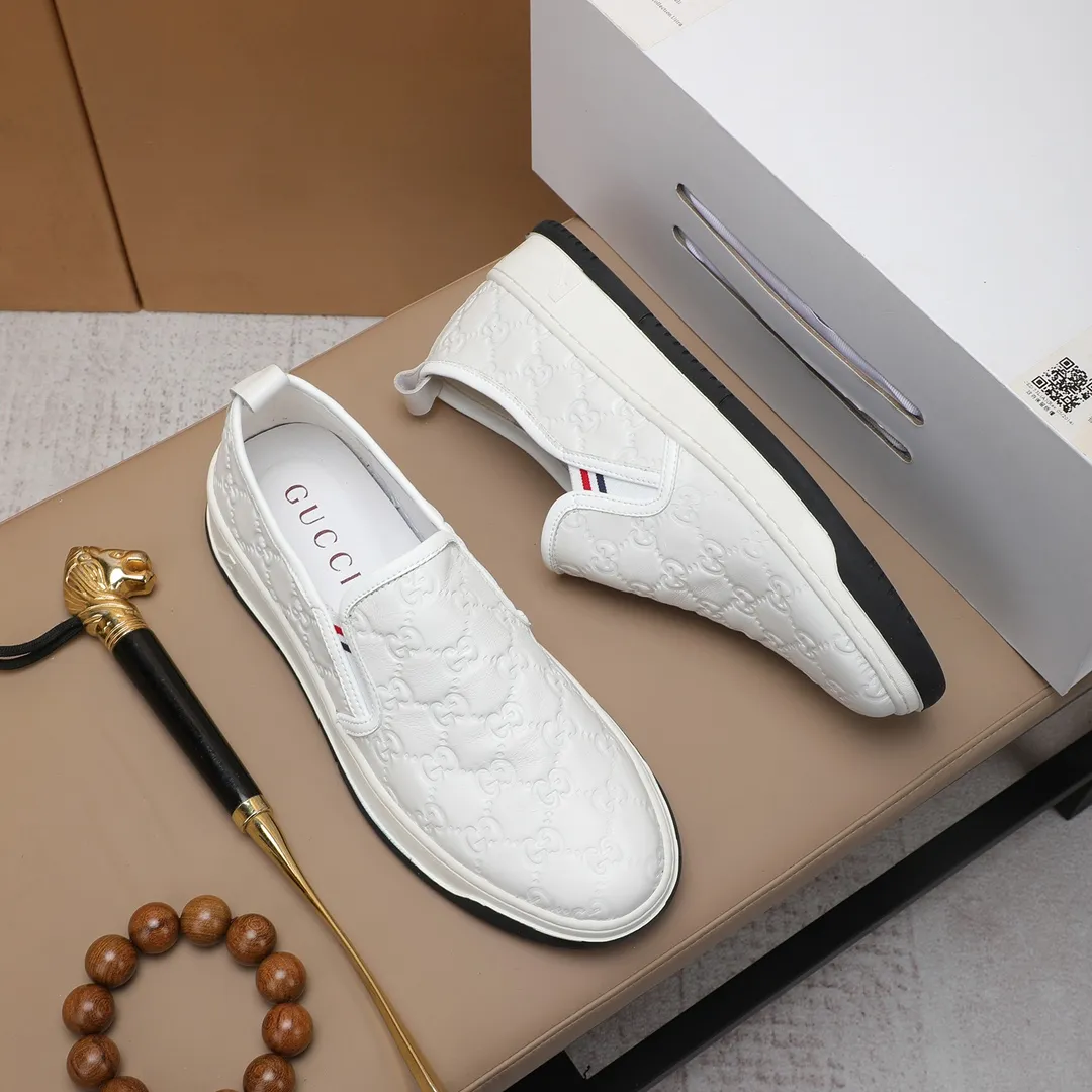 Men's shoes💰440 GUCCI🔍🔍2023 latest model On sale at the same time at the counter, original calfskin imported from Italy, genuine leather lining, (high-end, luxury, and class) exquisite workmanship, soles: original soles specially provided by the original factory, ⚠Exclusive double-layer movable molded soles are super comfortable⚠, real photos🎬The real ones are better🔍🔍"High quality·Follow the order" code number 38-44